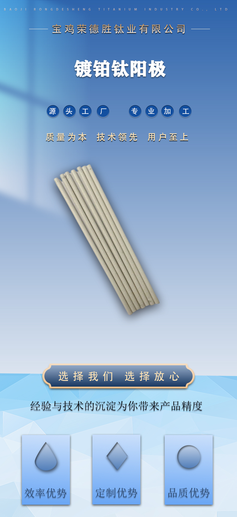 鈦陽極(圖1)